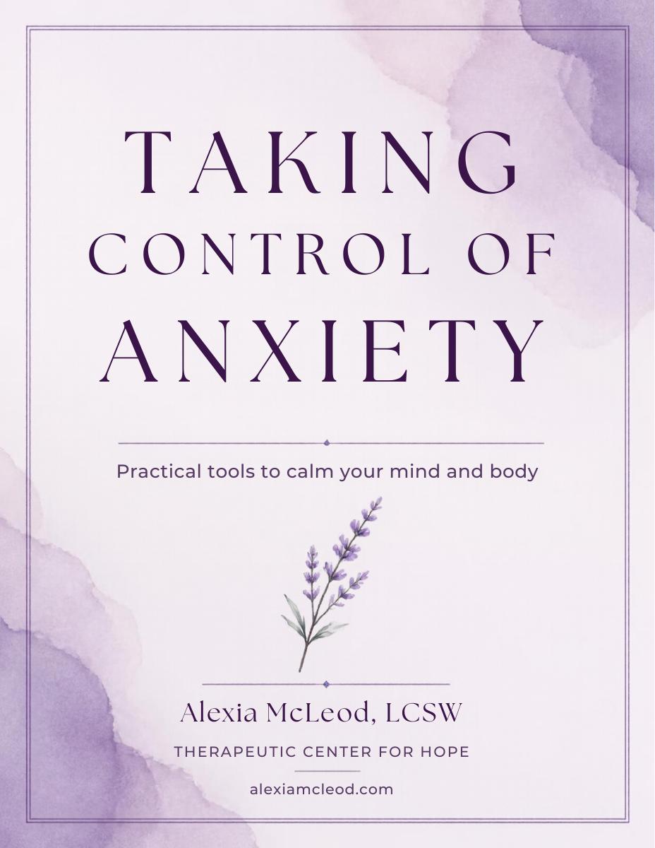 Taking Control of Anxiety cover