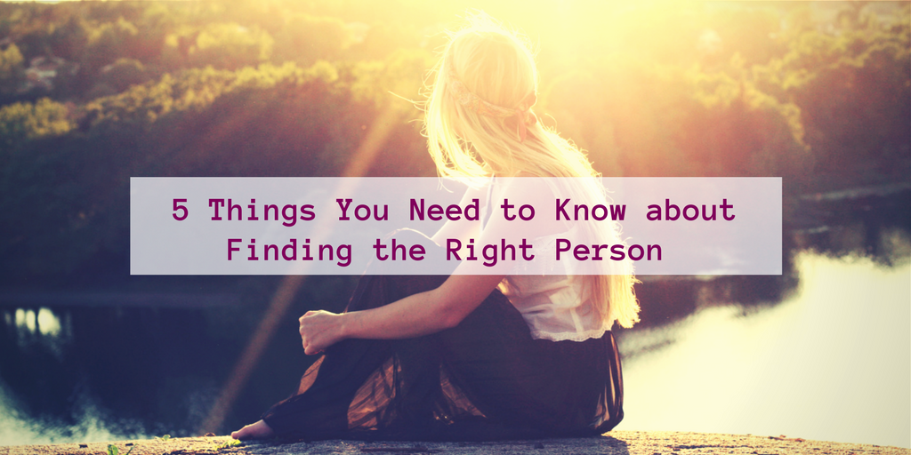 finding the right person